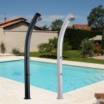 douche piscine solaire aluminium