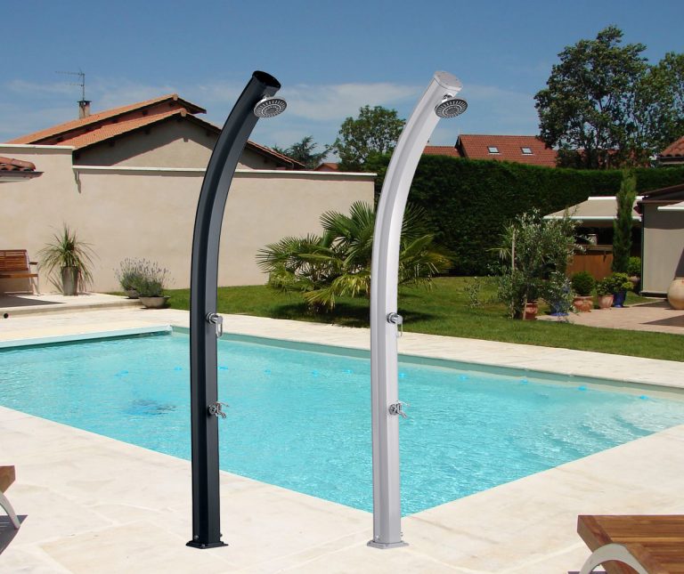 douche piscine solaire aluminium