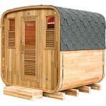 sauna à vapeur bois carré holls