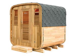 sauna à vapeur bois carré holls