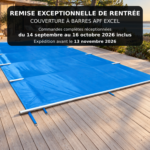 Couverture à barres piscine APF Excel