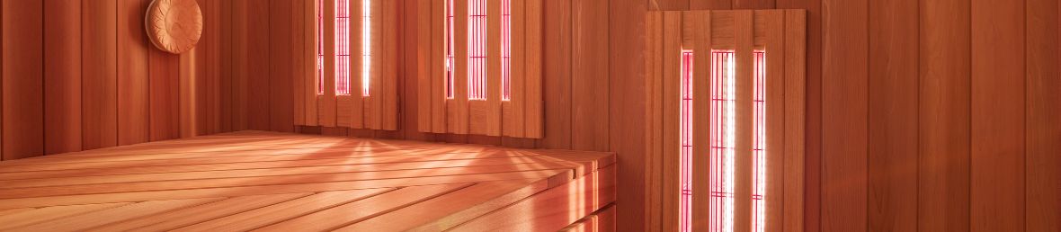 sauna infrarouge avec assise en bois
