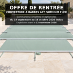 Couverture à barres piscine APF Summum Flex (neige)