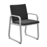 Fauteuil Antonino - Aluminium et toile déhoussable | Outdoor et Indoor | Blanc et gris