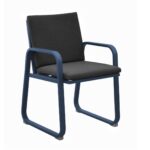 Fauteuil Antonino - Aluminium et toile déhoussable | Outdoor et Indoor | Bleu et gris