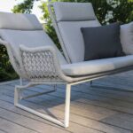 Canapé Rocking Club | Châssis aluminium époxy | Light Grey