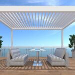 Pergola autoportée Zéphir | 3x4m | Blanc
