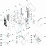Carte filtre PX50 MD12 pour Pompe à chaleur ELYO INVERBOOST (2 hélices)  Astralpool