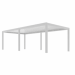 Pergola autoportée Summer | 4x8m | Blanc