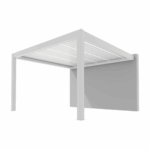 Pergola adossée Summer | 4x4m | Blanc