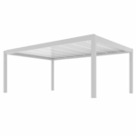 Pergola autoportée Summer | 4x6m | Blanc