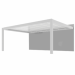 Pergola adossée Summer | 4x6m | Blanc