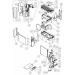 Coffret électrique équipé Z400IQ pour pompe à chaleur Z400 IQ R32 - ZODIAC
