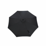 Toile de parasol | 300/8 baleines | Noir
