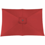 Toile de parasol | 3x2/6 baleines | Rouge