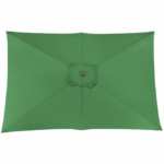 Toile de parasol | 3x2/6 baleines | Vert