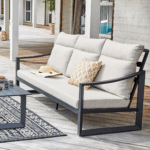 Canapé Prado 3 places - Châssis aluminium | Graphite