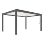 Pergola autoportée Iconic | 3x4m | Graphite & Blanc
