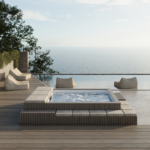 Mini-piscine moins de 10m2 équipée Mirage avec modules (3,36 x 2,36m)