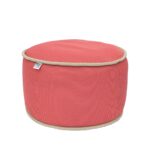 Pouf extérieur Mojo | Corail et beige