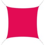 Voile d'ombrage carrée 4x4 Easy Sail | Framboise