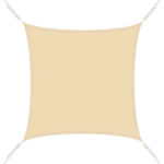 Voile d'ombrage carrée 3x3 Easy Sail | Sable