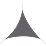 Voile d'ombrage triangle 4x4x4 Easy Sail | Ardoise