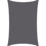 Voile d'ombrage rectangle 2x3 Easy Sail | Ardoise