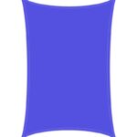 Voile d'ombrage rectangle 2x3 Easy Sail | Bleu